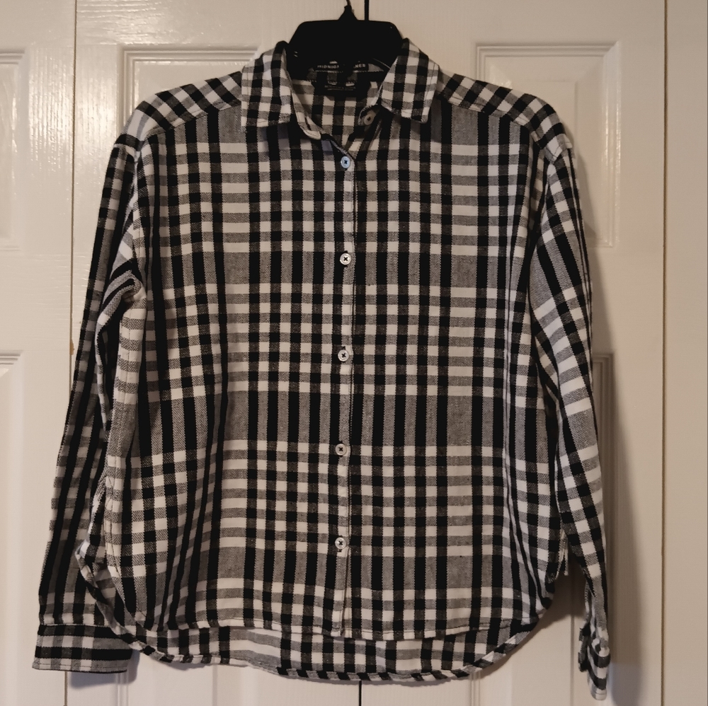 Scotch & Soda Cotton Flannel Plaid Shirt
